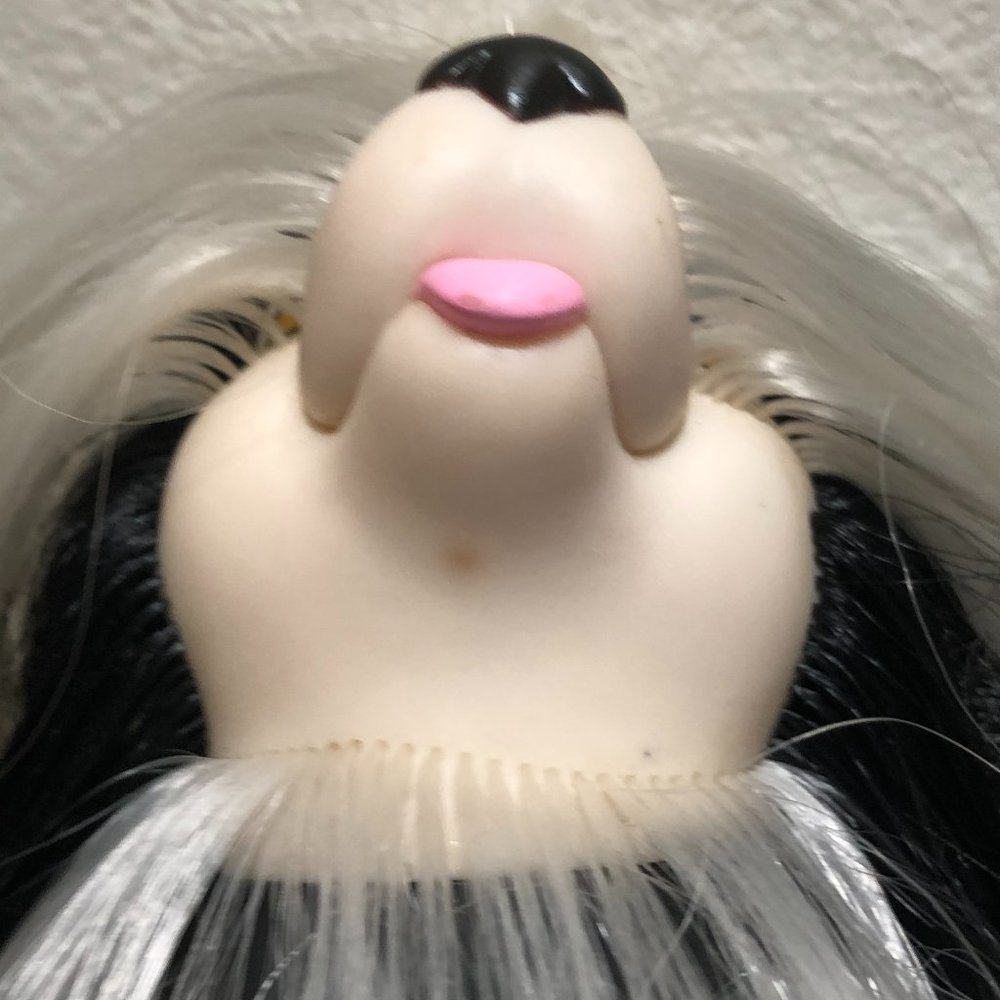 HASBRO SWEETIE PUPS SHIH TZU B&W PUPPY1989 TOY  LONG HAIR - Picture 6 of 11